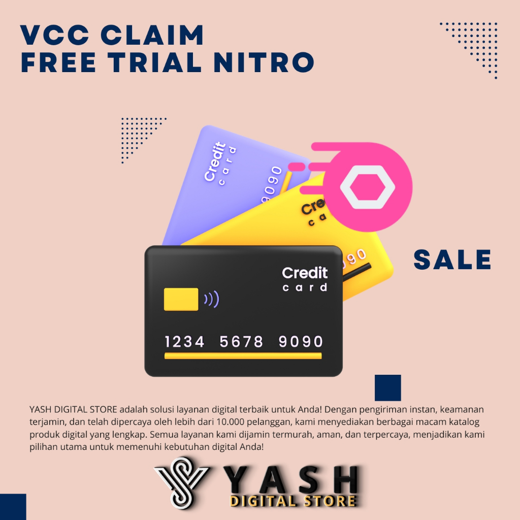 VCC UNTUK CLAIM DISCORD NITRO FULL GARANSI | TIDAK BISA DI PAKAI? KAMI GANTI YANG BARU SAMPAI BISA