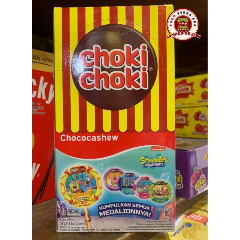 

1 BOX CHOKI CHOKI CHOCOCASHEW | COKELAT CHOKI CHOKI