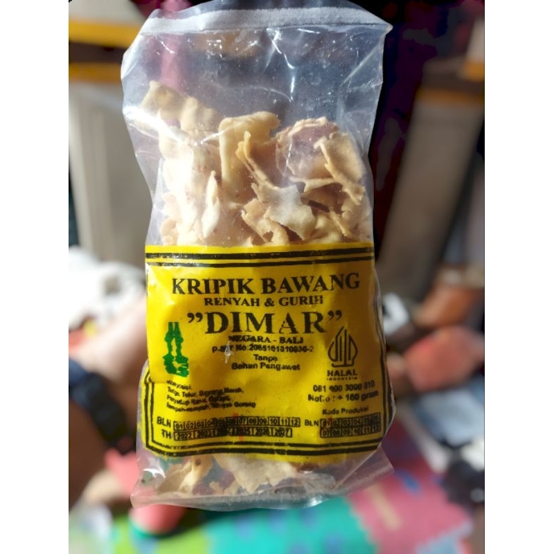 

Kripik Dimar Kripik Bawang Kripik khas Jembrana Bali Renyah dan Gurih