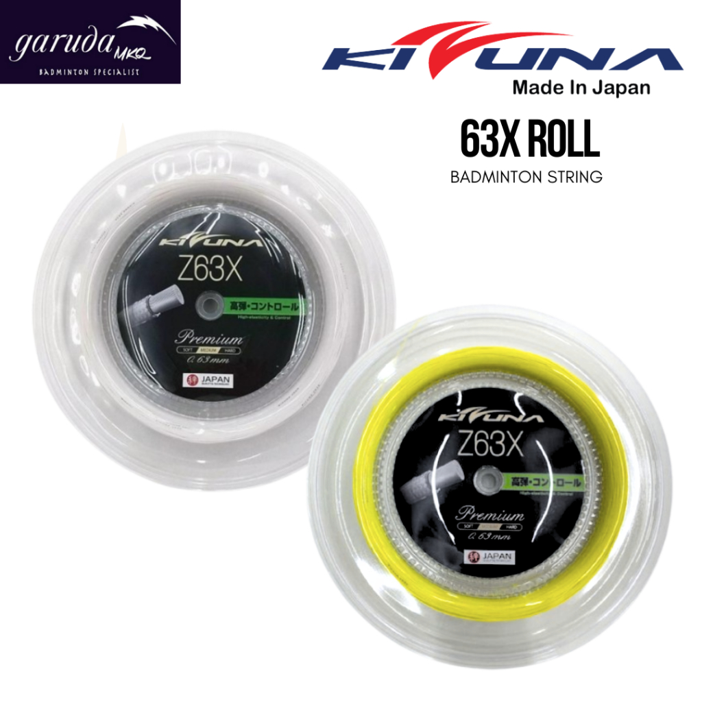 Senar Raket Badminton Kizuna 63X roll / senar Kizuna 63 X roll 200M / badminton string