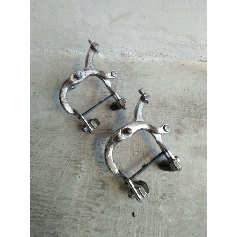 Ubrake brake set brakepad rem sepeda oldschool bmx osbmx roadbike balap vintage made in japan bridge