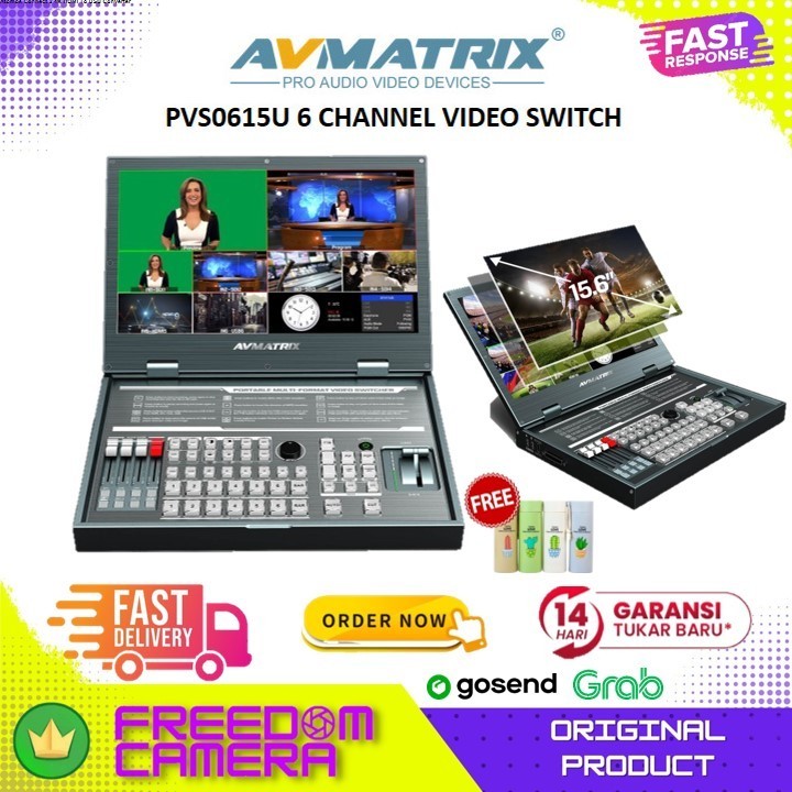 AVMATRIX PVS0615 Portable 6-Channel Video Switcher
