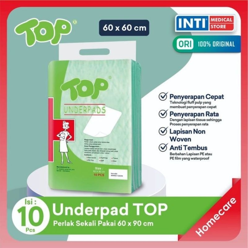 UNDERPAD TOP 1 LEMBAR | 1 PACK (10 PADS)