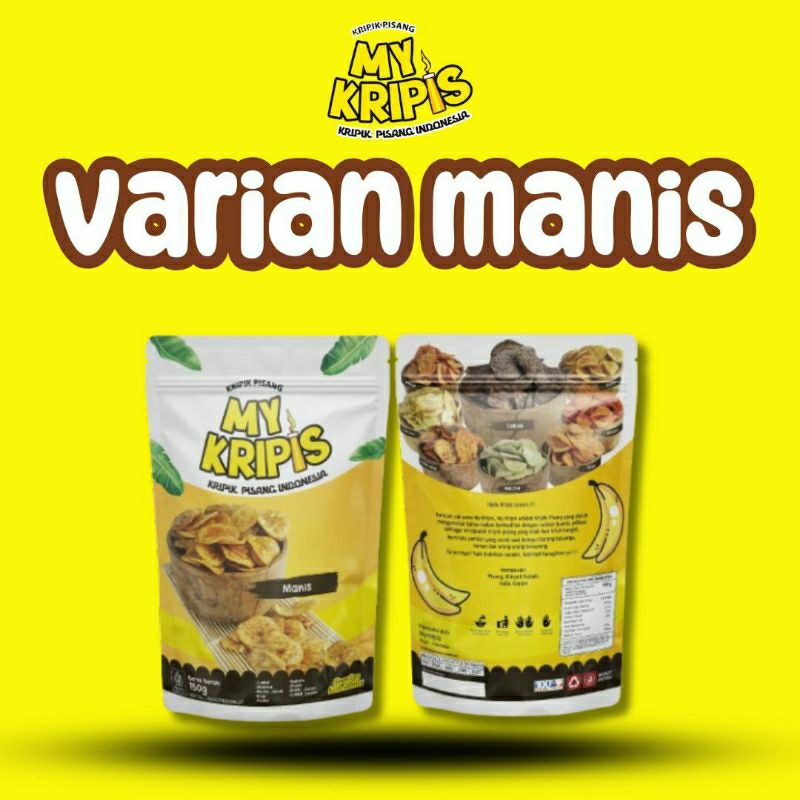 

mykripis kripik pisang rasa manis