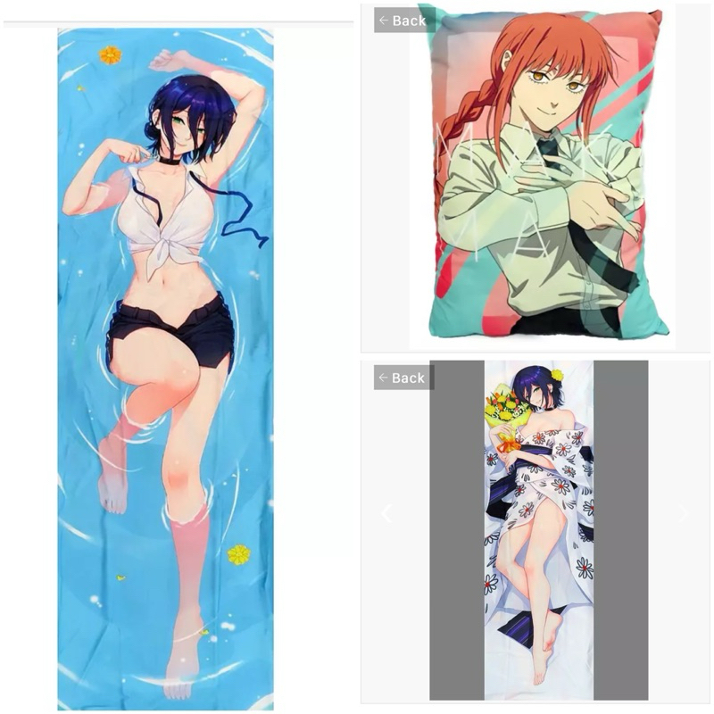 (termasuk isi) chainsaw man waifu makima anime jepang dakimakura body pillow