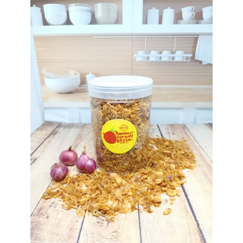 

bawang goreng BESSE, premium 250g tanpa campuran tepung