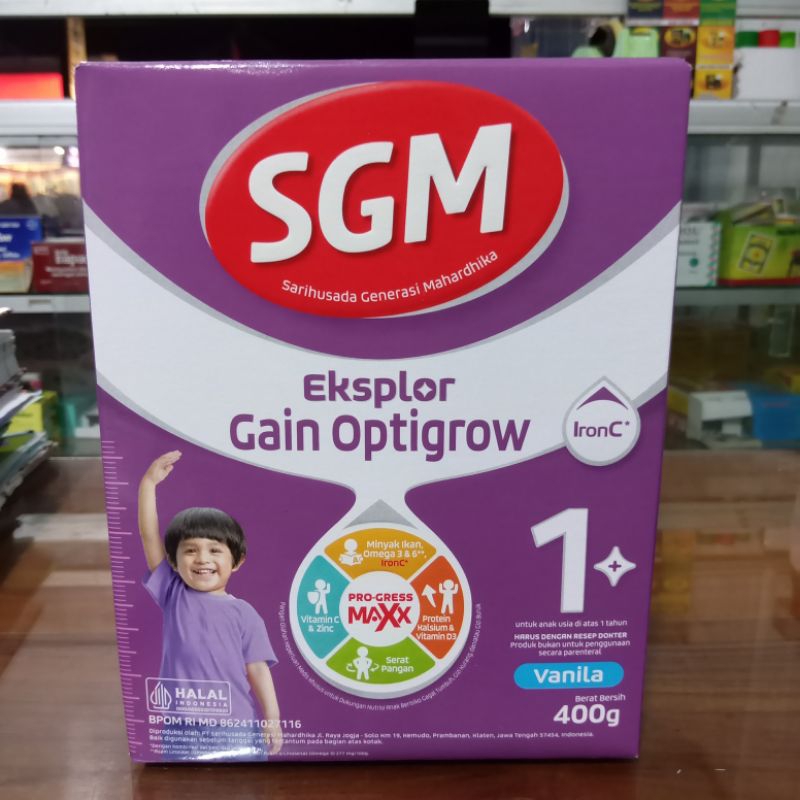 

SGM EKSPLOR GAIN OPTIGROW 1+ VANILA 400gr