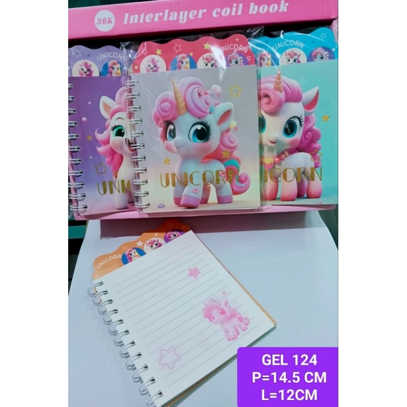 

NOTEBOOK BUKU CATATAN BUKU AGENDA BUKU DIARY BUKU TULIS MOTIF UNICORN