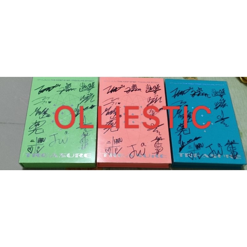 (bid by dm) signed treasure album (hello82 event) DILARANG LGSG CO