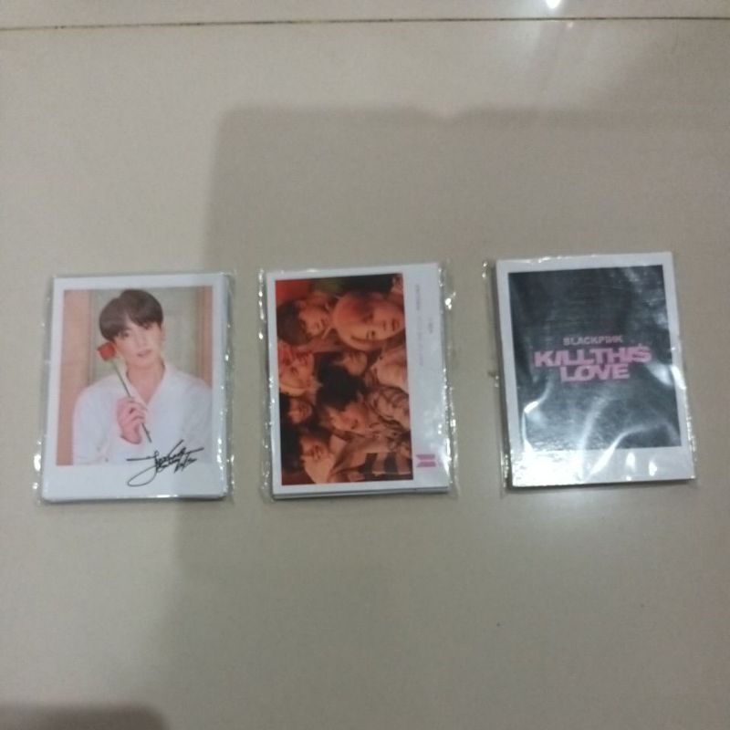 photocard unofficial bts & blackpink