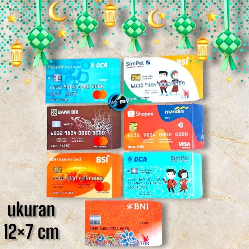 

Angpao lebaran amplop lebaran hari raya idul fitri harga 1 pack isi 50 Lembar 1 karakter kartu ATM DF medium