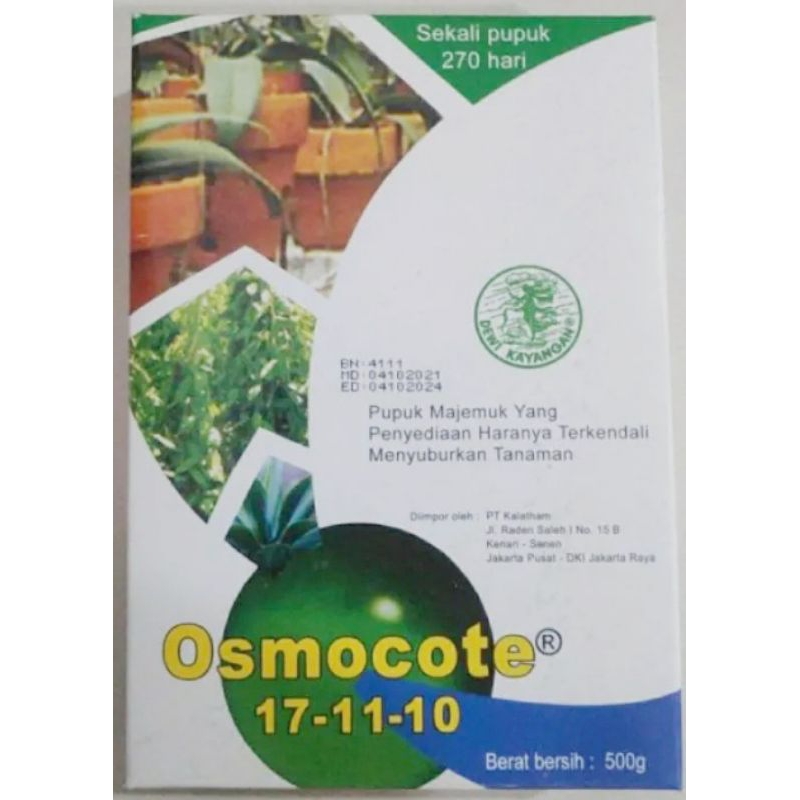 Dekastar atau Osmocote 17-11-10 (500gr)
