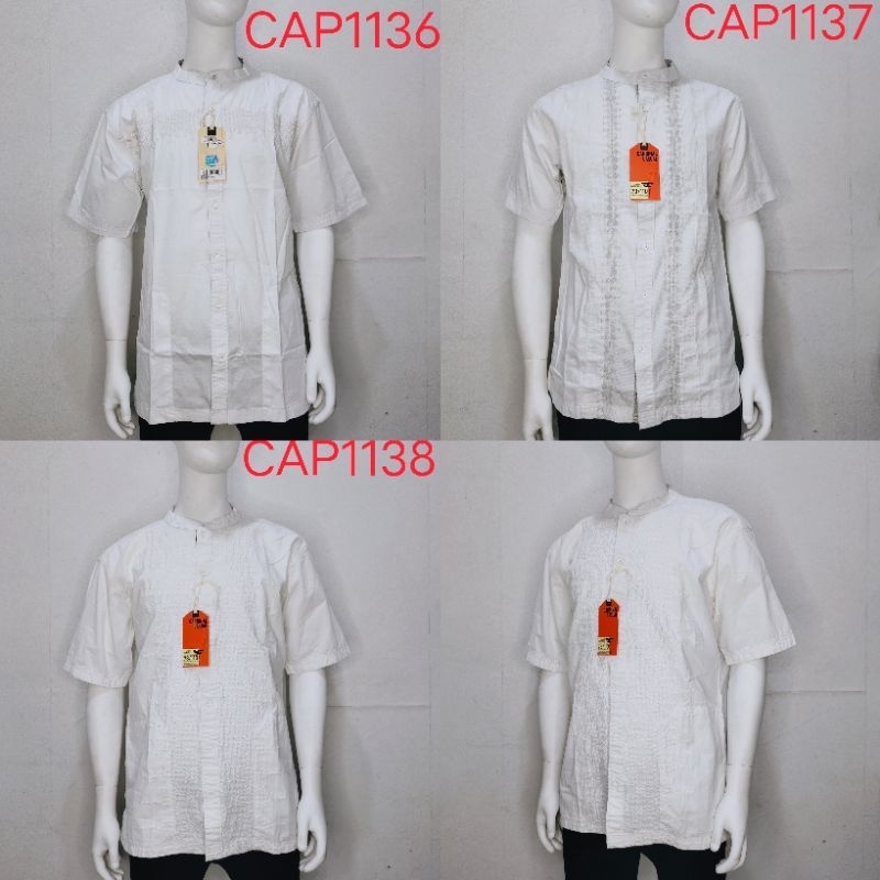 Cardinal Kemeja Koko Pria Putih CAP1136 CAP1137 CAP1138