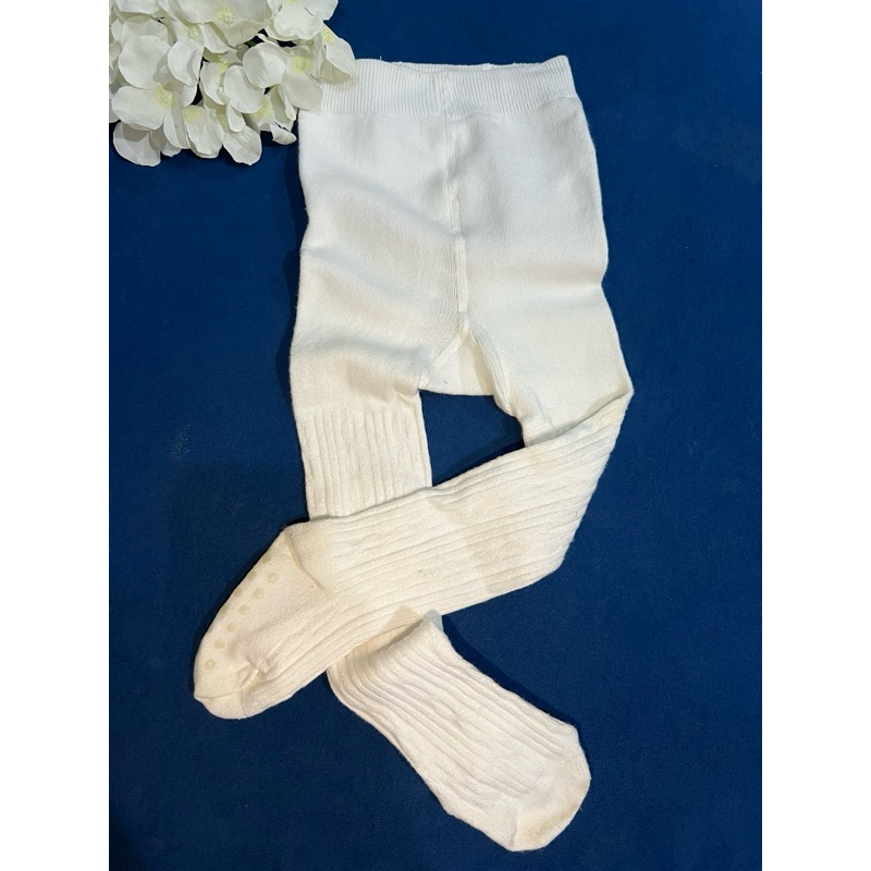 Legging anak perempuan warna putih legging bayi perempuan