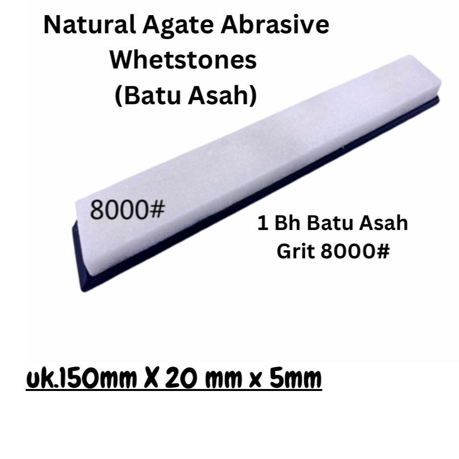 Ay00 batu asah natural agate abrasive whetstone grit halus 3000 5000 6000 8000 10000 - GRIT 10000#