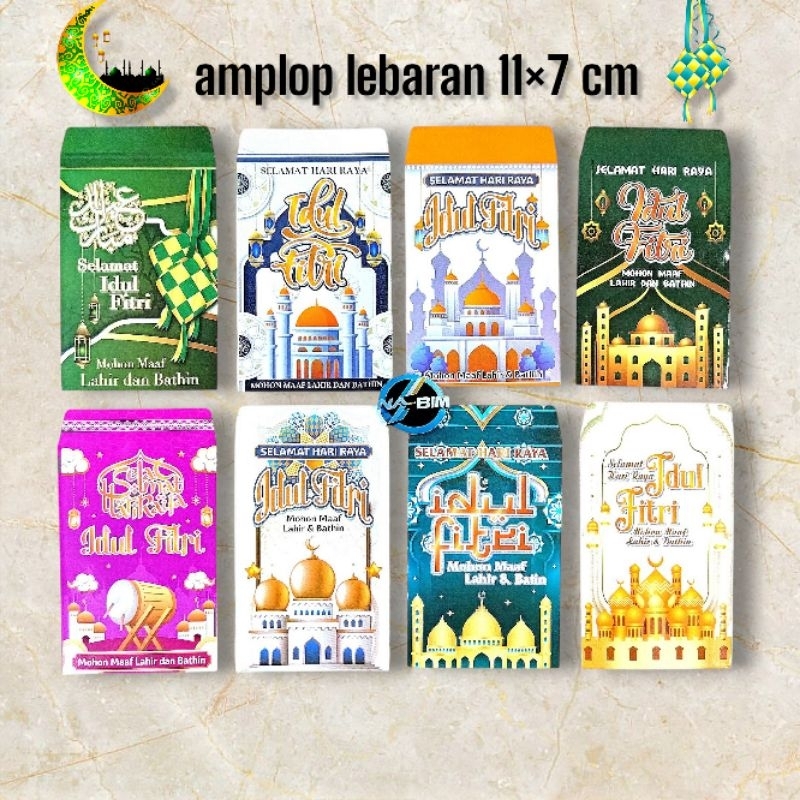 

angpao lebaran amplop lebaran karakter masjid DF medium isi 100 1 karakter