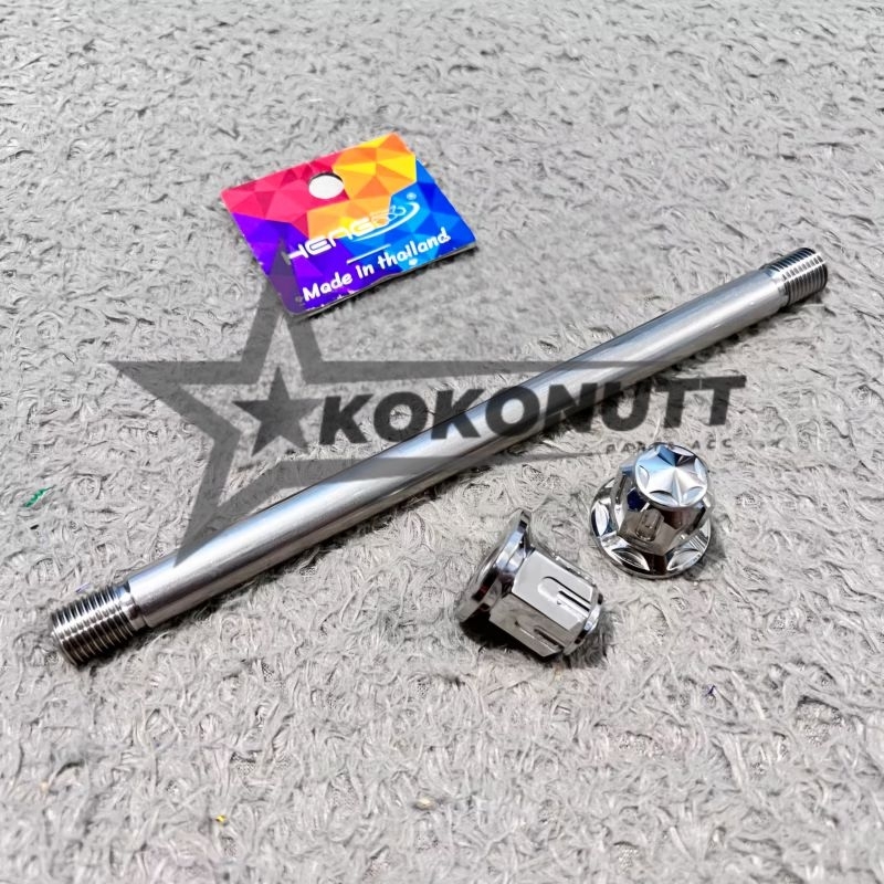 As roda depan probolt pcx 160 vario 160 stainless chrome original heng