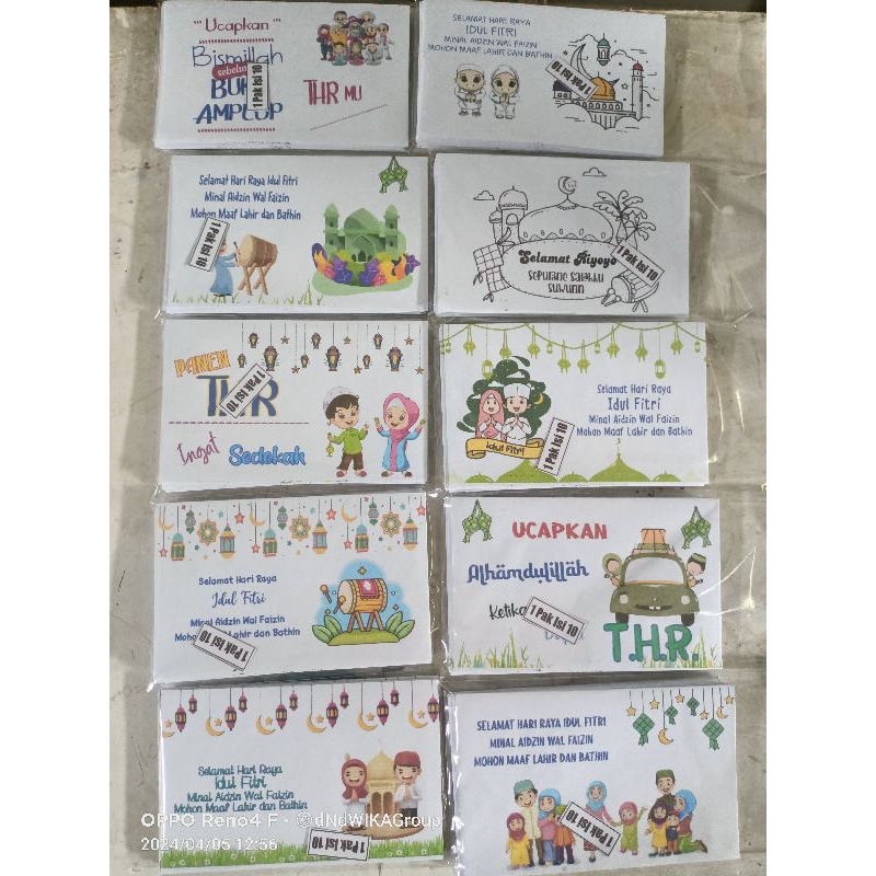 

AMPLOP LEBARAN| || MINI || AMPLOP PUTIH || perpak isi 10