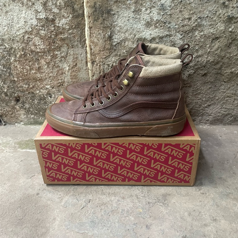 Vans SK8 Hi Mte Leather brown