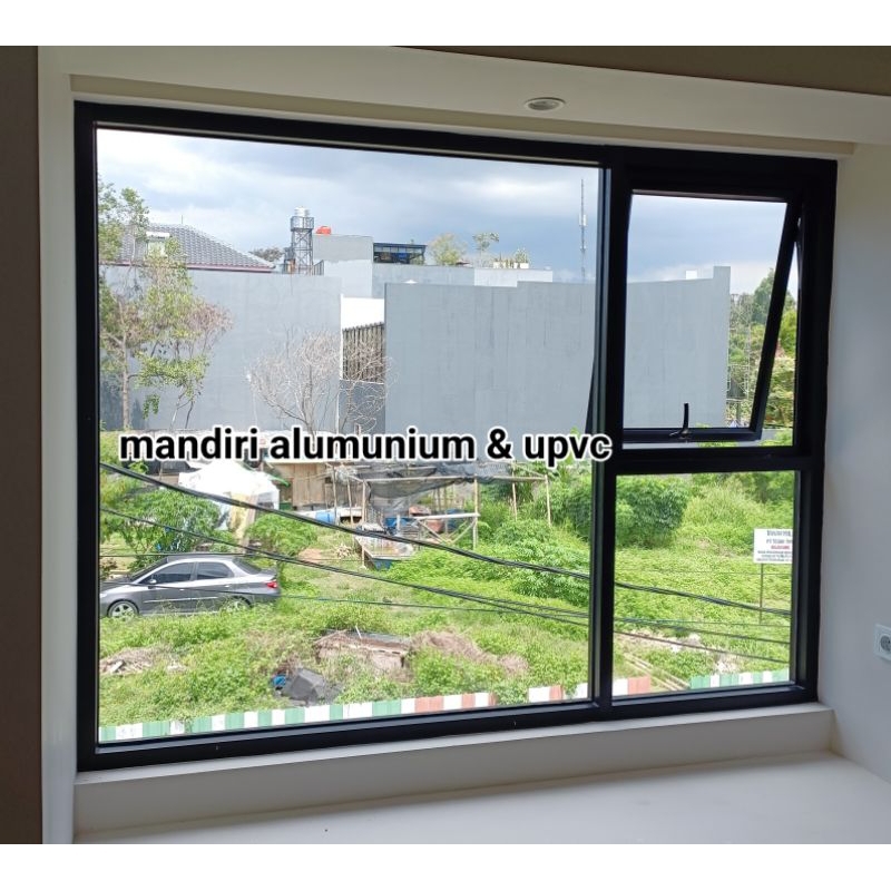 kusen kaca mati alumunium
