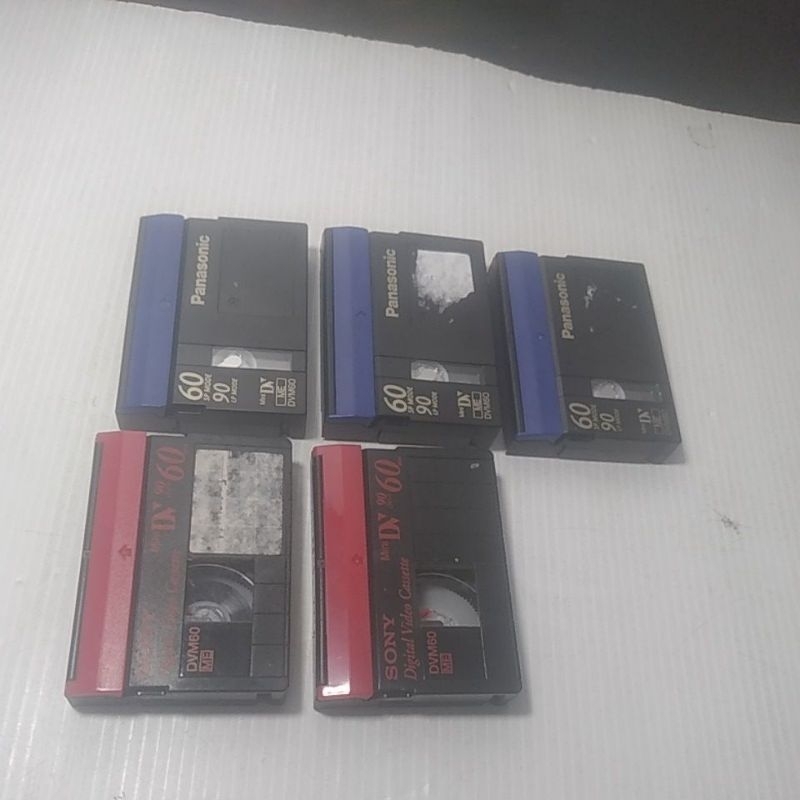 kaset pita Sony Panasonic MiniDV handycam bekas untuk koleksi