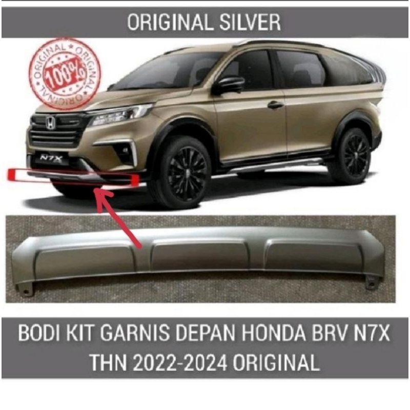 body kit garnish depan mobil Honda BRV E 1.5 N7X tahun 2022-2024 barang original