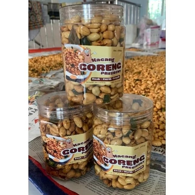 

Kacang Bawang Kacang Goreng Gurih Nikmat 500 Gram Toples