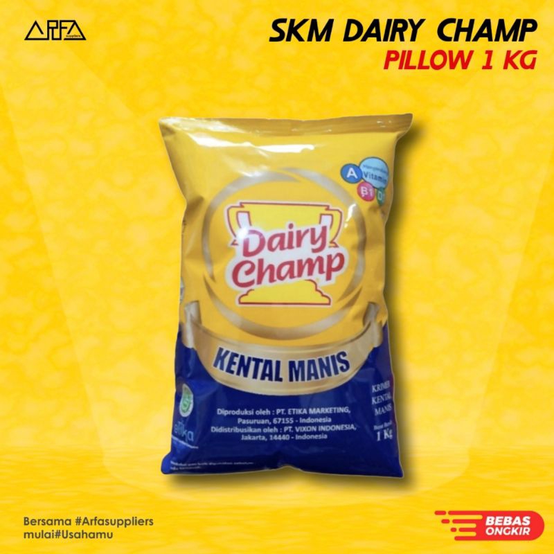 

SKM Dairy Champ 1kg Kemasan Bantal