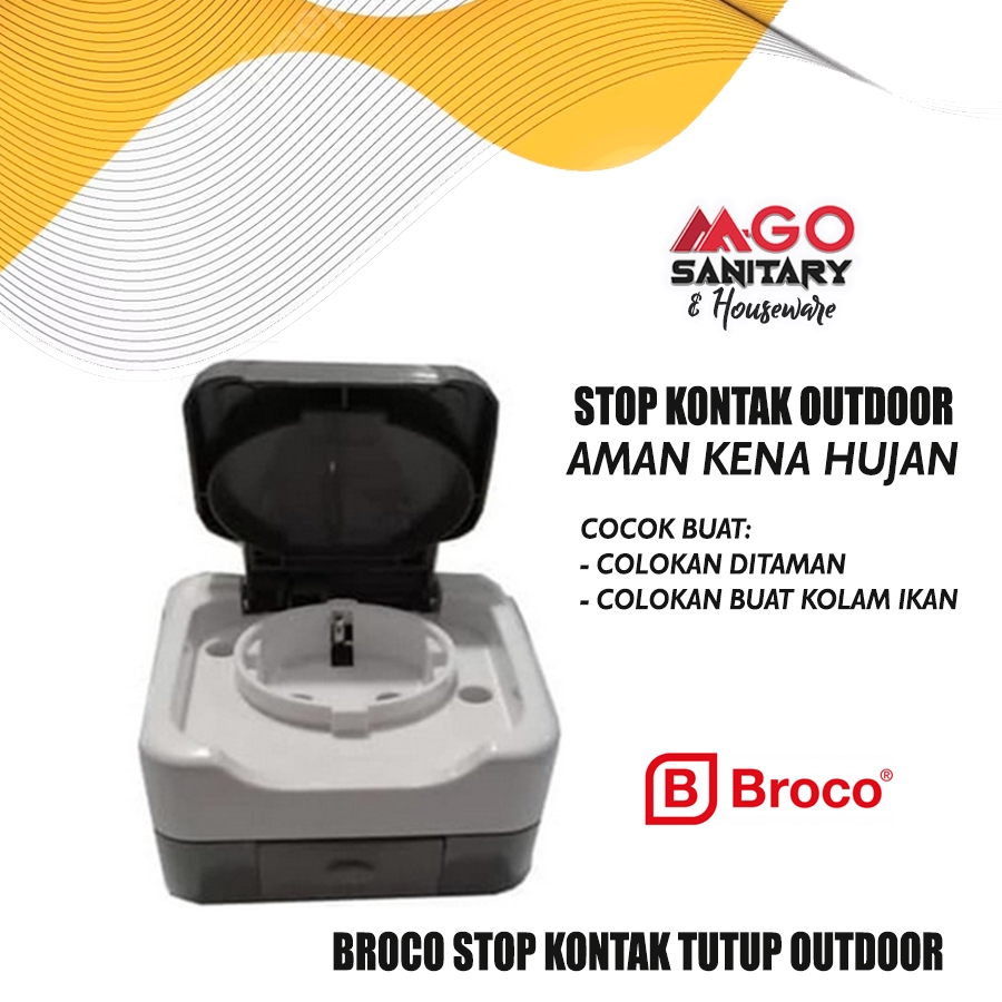 STOP KONTAK OUTDOOR/STOP KONTAK WATERPROOF/ANTI AIR