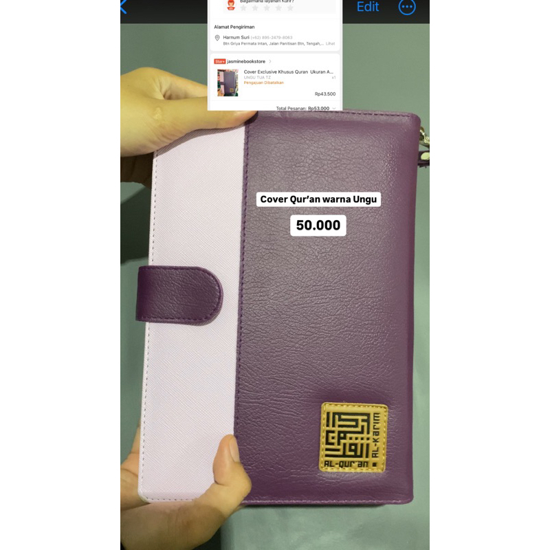 

cover qur’an warna ungu
