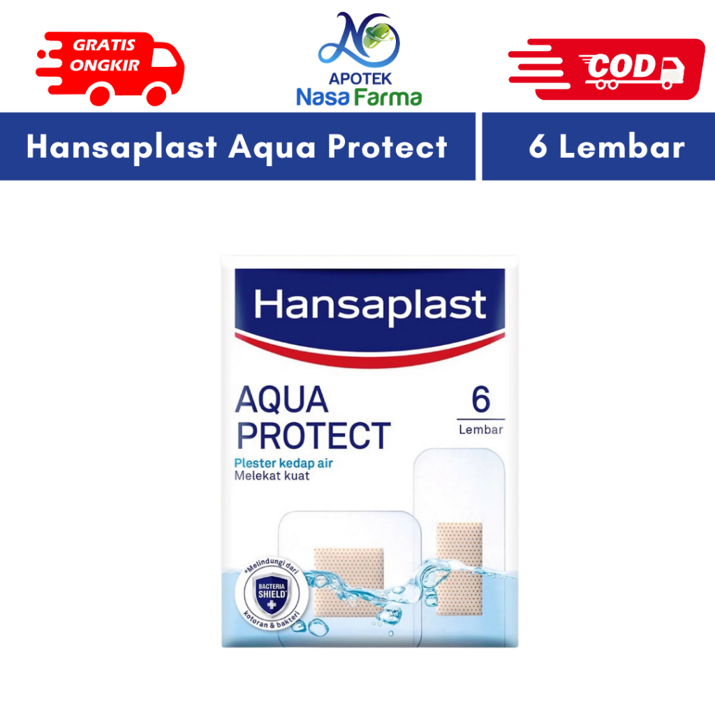 HANSAPLAST AQUA PROTECT SACHET 6 LEMBAR - Hansaplast Anti Air