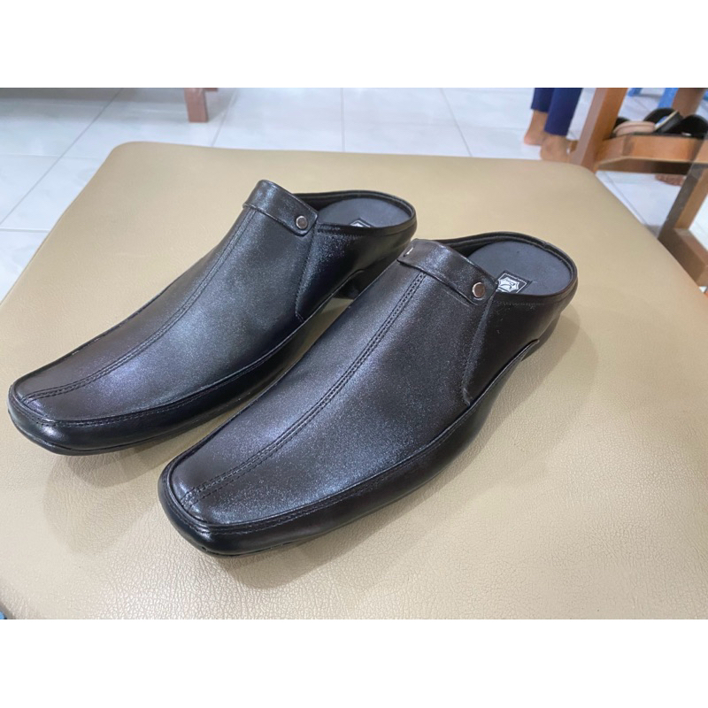 Sepatu Sandal Kulit Sapi Asli 100% Ori Selop Cowok