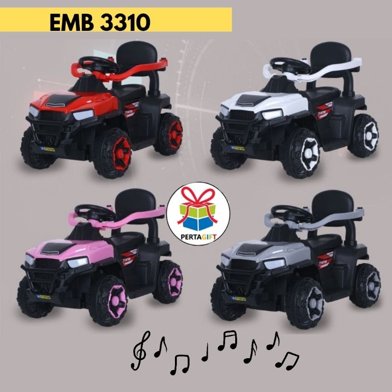 EXOTIC RECHARGEABLE CAR EMB- 3310 Mobil Aki Mainan Anak