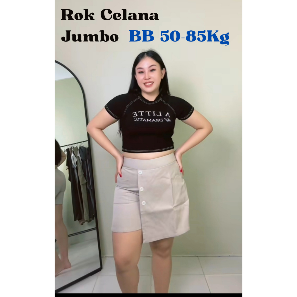 Hot Deals Rok Celana Jumbo-Celana Pendek Jumbo Wanita-Skirt Pants Korean Style