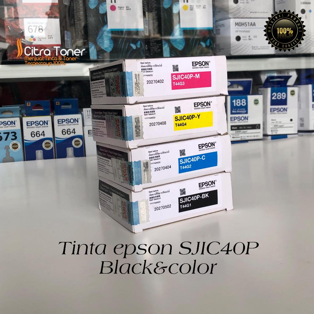 TINTA EPSON SJIC40P BLACK&COLOR ORIGINAL