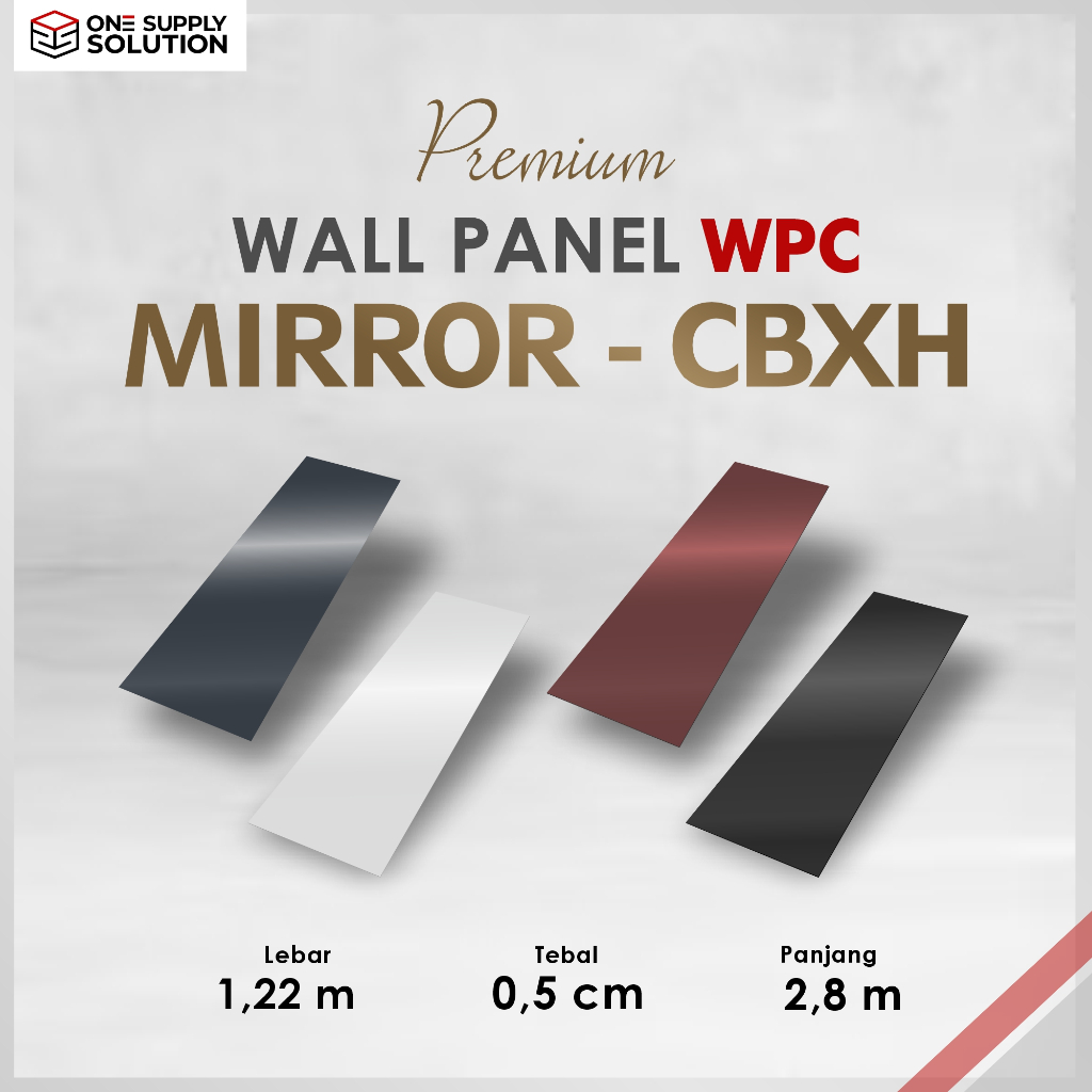 CHARCOAL BOARD AESTHETIC DECORASI RUMAH CBXH MIRROR/ FLEXIBOARD/  HIAS DINDING / HIGH QUALITY PVC