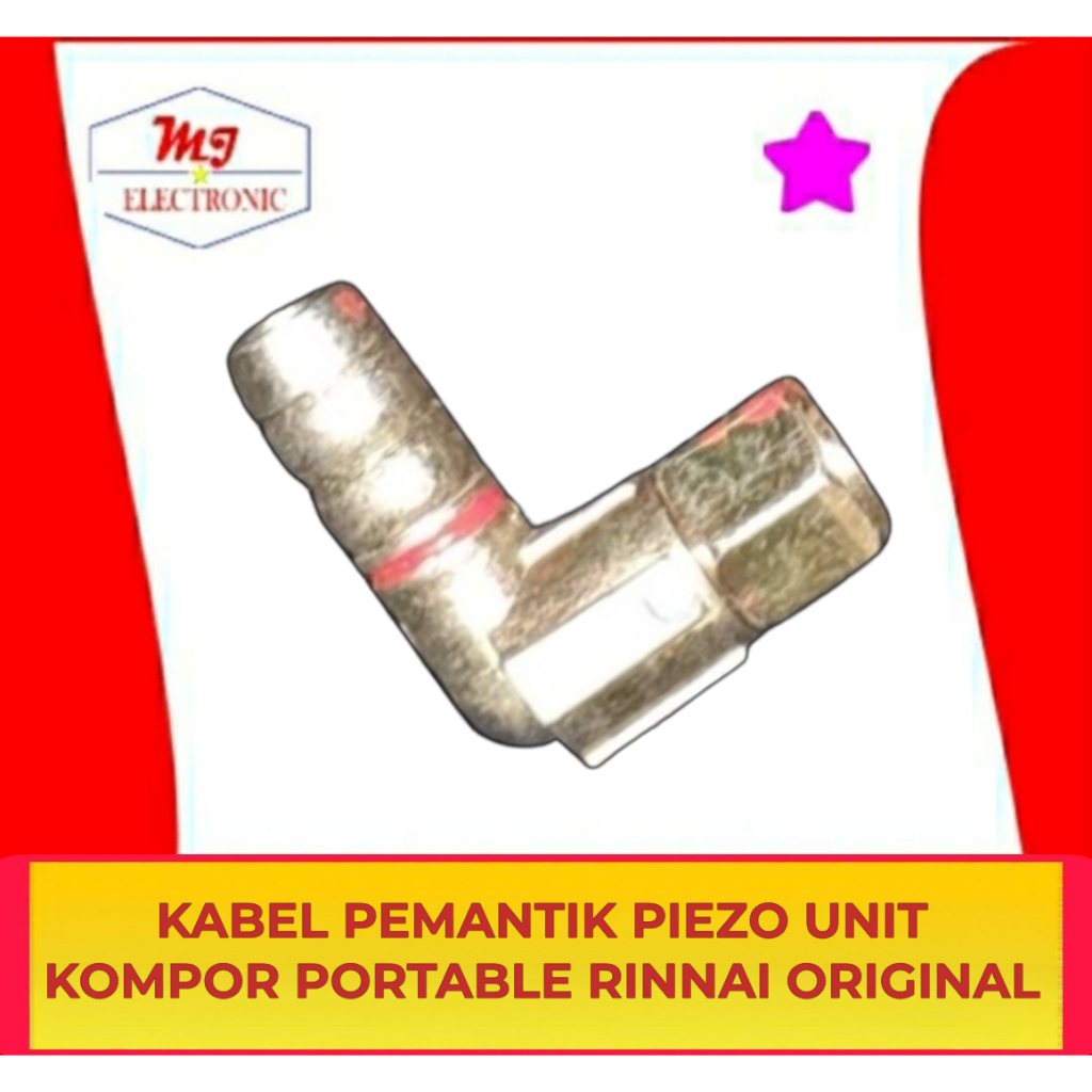 Hose End Nepel Selang Elbow Selang Masuk Gas Kompor Rinnai Portable Tipe RI2RSP RI4RSP RI712SI Origi