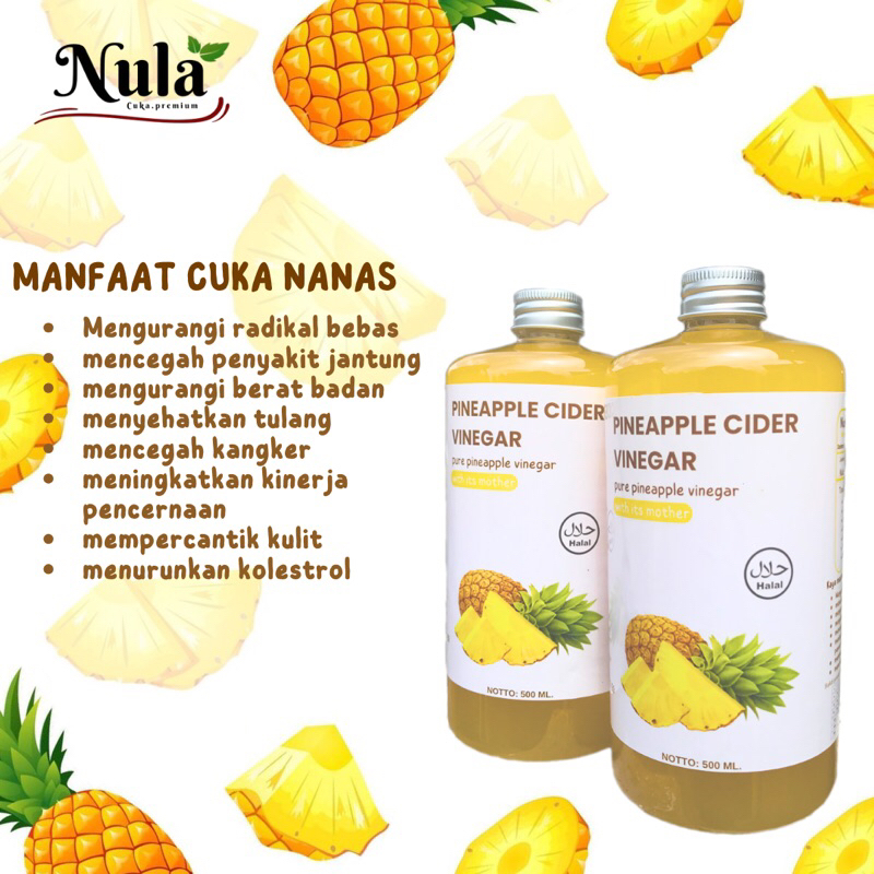 

CUKA NANAS | PINEAPPLE CIDER VINEGAR 500ml