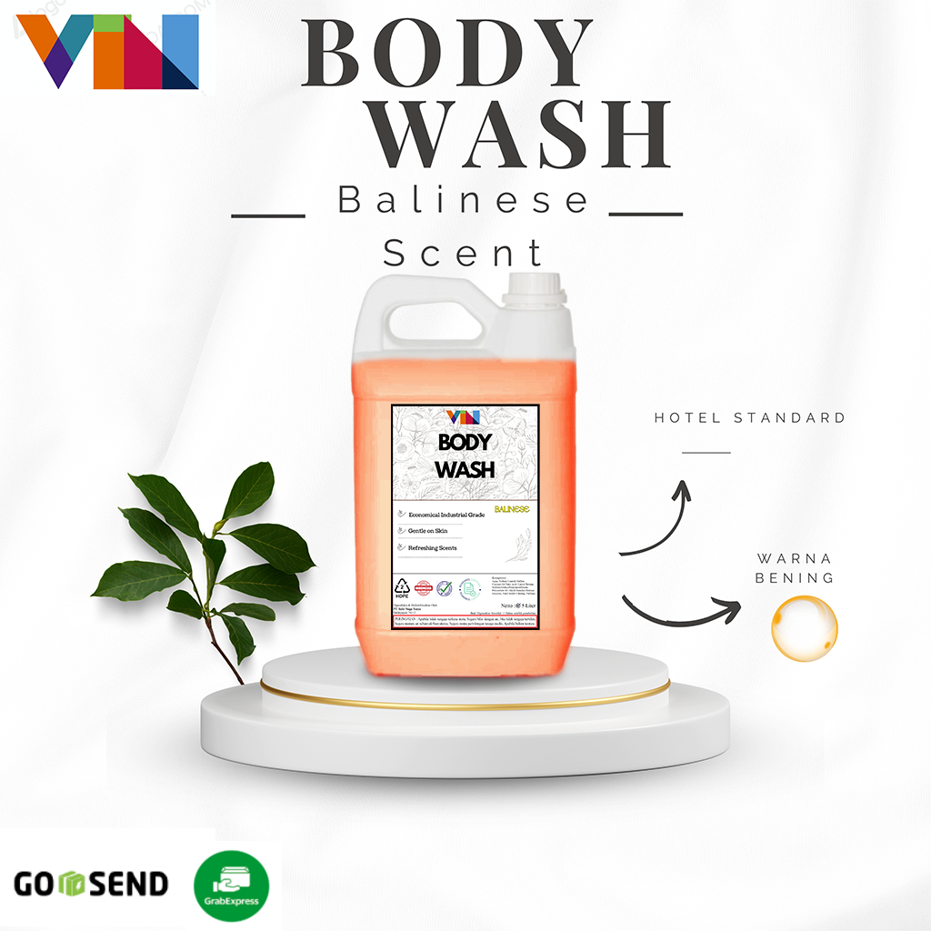 BODYWASH Sabun Mandi Sabun Hotel  VIN Body Wash Sabun Mandi cair Badan Sabun Mandi 5 Liter Sabun