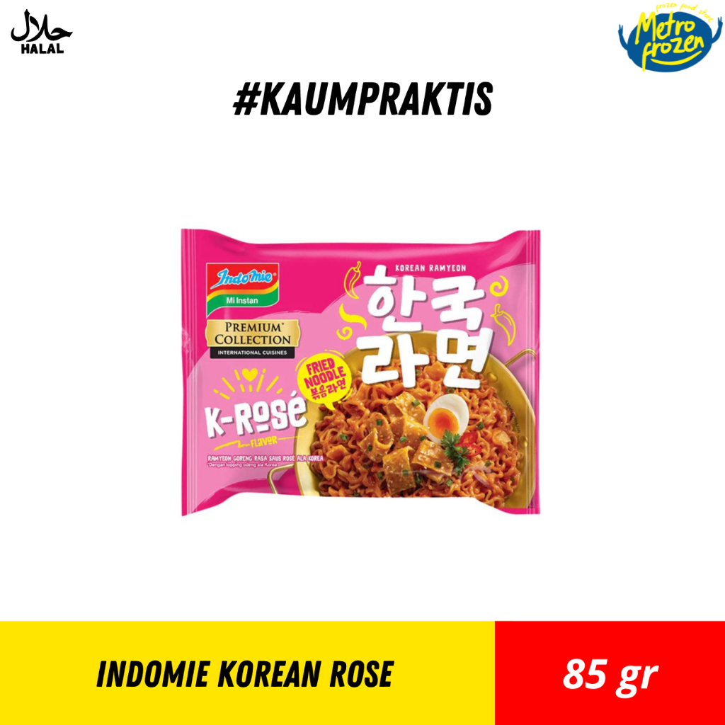 

INDOMIE Korean Rose 85gr //indomie korean pink //indomie korean