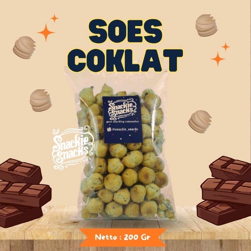 

[SNACKIESNACK] 200 GR SOES COKLAT LUMER PREMIUM ENAK MURAH