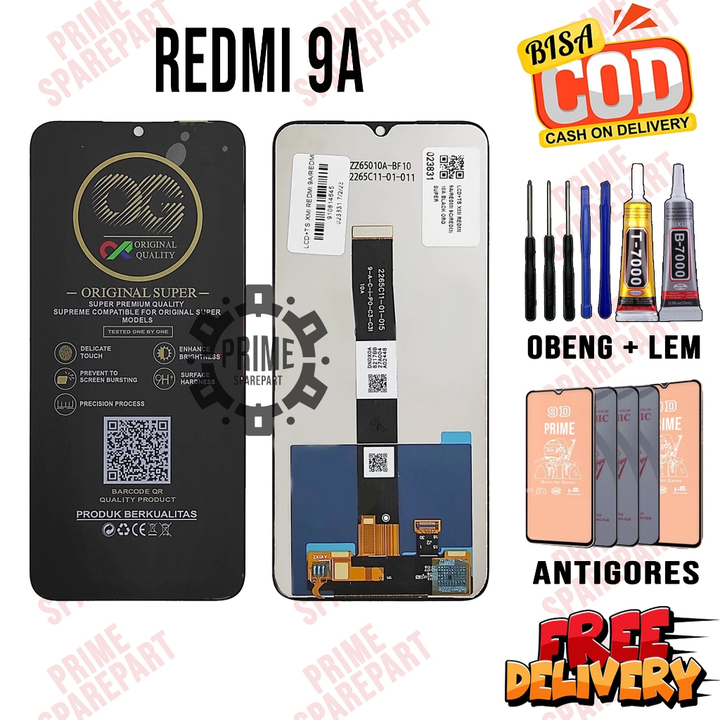 Lcd Touchscreen REDMI 9A Original Oem Lcd REDMI 9A Fullset