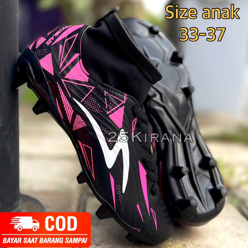 Tahan Lama Sepatu Sepakbola Sepatu Bola Specs Anak Anak Model Boots Ukuran 33 34 35 36 37 Sd Smp