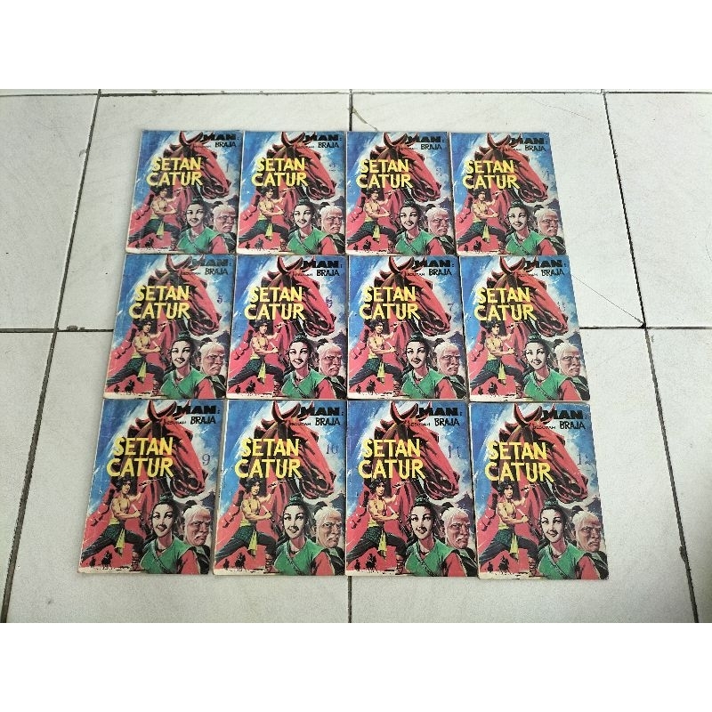 Komik Silat Indonesia Klasik Setan Catur, karya Man