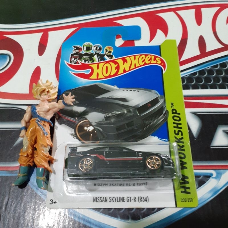 Hot Wheels Nissan Skyline GT-R R34 Hw Workshop 2014