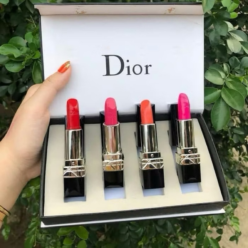 paket dior lipstik paket rouge original box