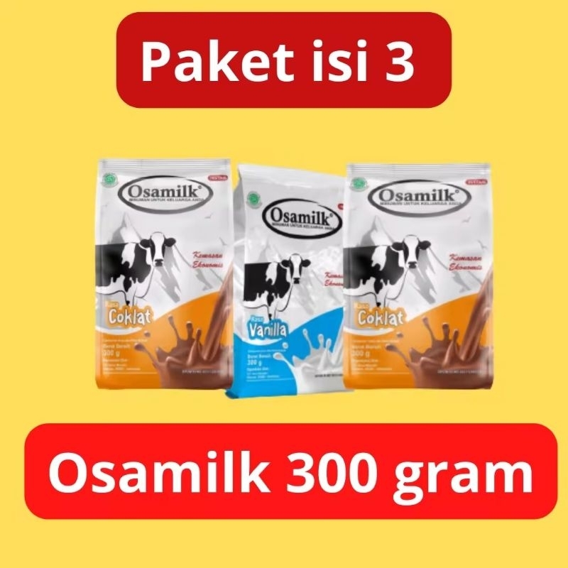 

SUSU OSAMILK 300GRAM PENAMBAH BERAT BADAN DAN MENAMBAH NAFSU MAKAN