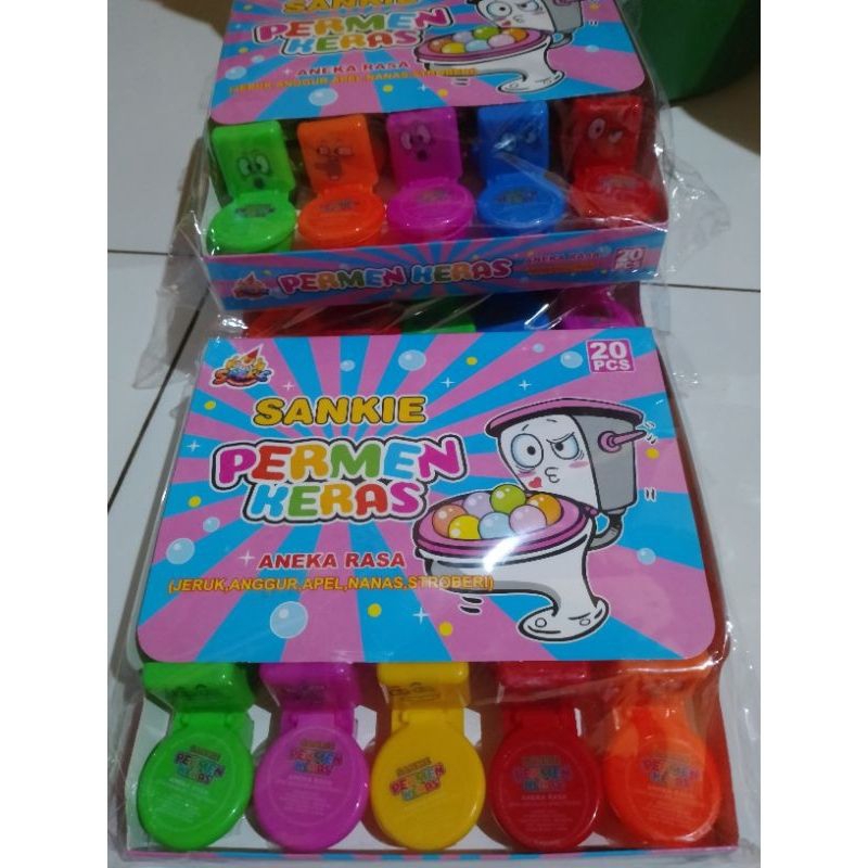 

Permen keras bentuk kloset aneka rasa isi 20 pcs