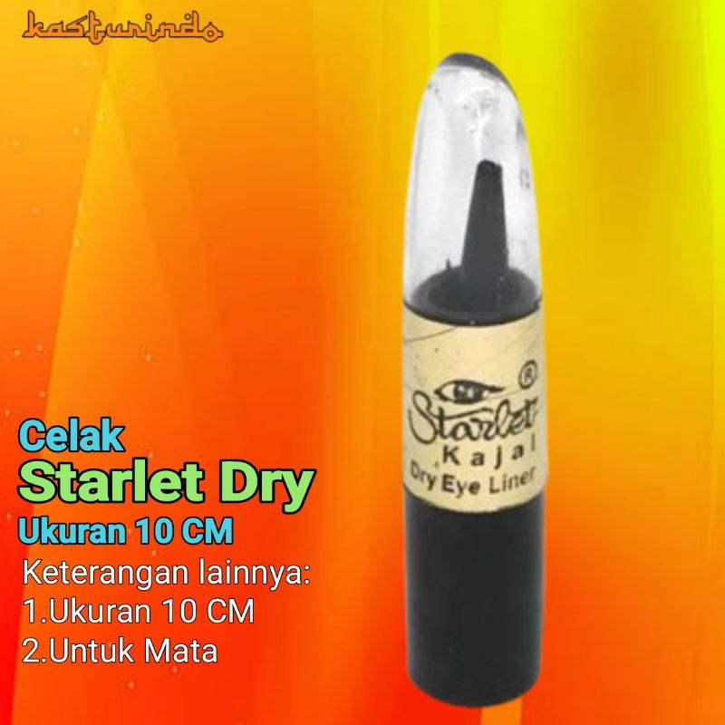 Celak Starlet Dry Eyeliner Khas India Untuk Mata / Sipat Mata Merk Kajal