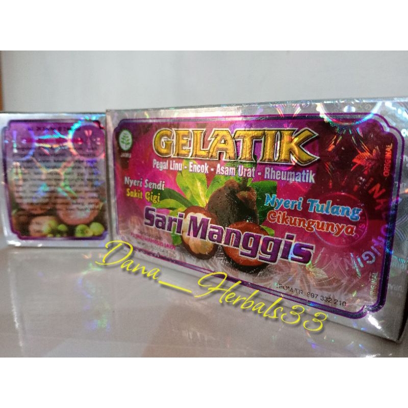 GELATIK SARI MANGGIS Herbal Kapsul 100%